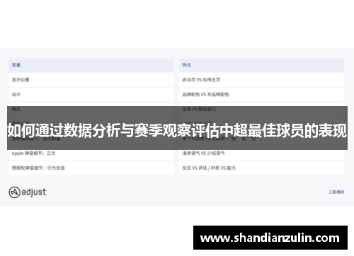 如何通过数据分析与赛季观察评估中超最佳球员的表现